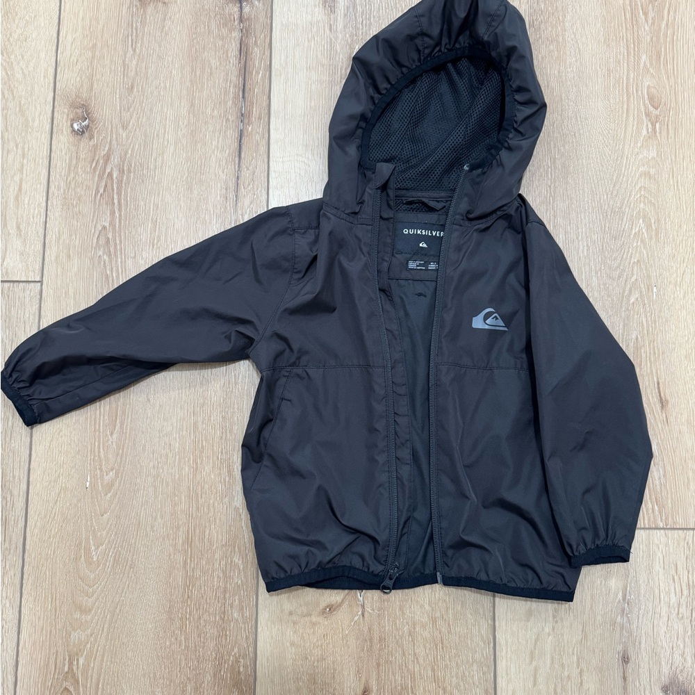 Quiksilver Kids Black Raincoat 3T